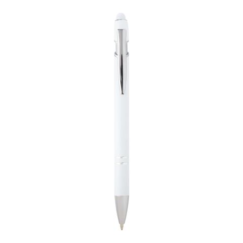 Stylo bille Kish avec finition argentée Standard | Blanc | sans marquage | non disponible | non disponible
