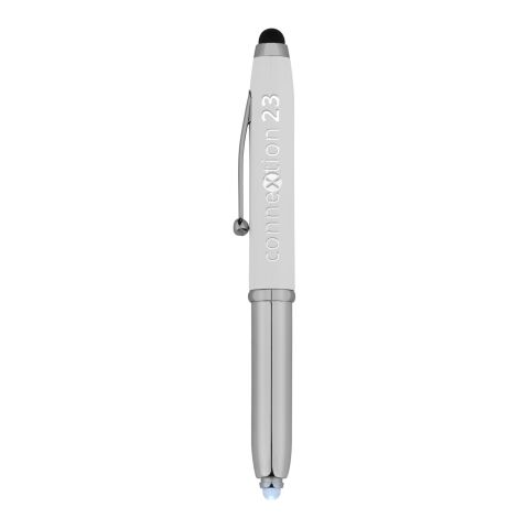 Stylet-stylo à bille Xenon Standard | Blanc-Argent | sans marquage | non disponible | non disponible