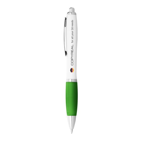 Stylo à bille Nash Standard | Translucide-Citron vert | sans marquage | non disponible | non disponible