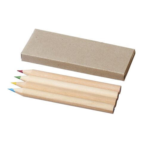 Set de 4 crayons de couleur Standard | Gris clair | sans marquage | non disponible | non disponible | non disponible