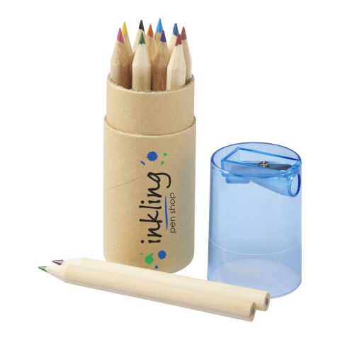 Set de 12 crayons de couleur Standard | Bleu | sans marquage | non disponible | non disponible