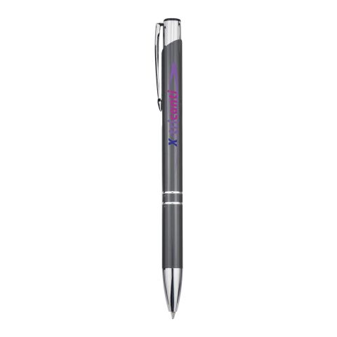 Stylo bille Moneta Prioritaire | Gris | Tampographie 1 couleur | Corps | 25 mm x 6 mm