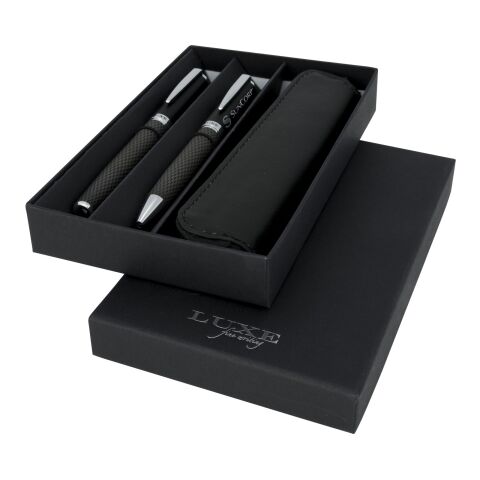 Ensemble-cadeau de stylo à bille Carbon Standard | Noir bronze | sans marquage | non disponible | non disponible