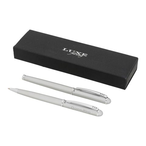 Coffret cadeau stylo à bille Standard | Argent | sans marquage | non disponible | non disponible