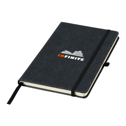 Carnet de notes A5 en cuir Atlana Standard | Noir | sans marquage | non disponible | non disponible