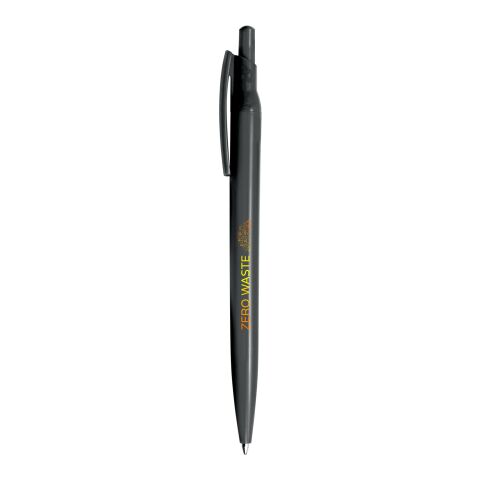 Stylo bille Alessio en PET recyclé - encre bleue Standard | Noir mat | sans marquage | non disponible | non disponible