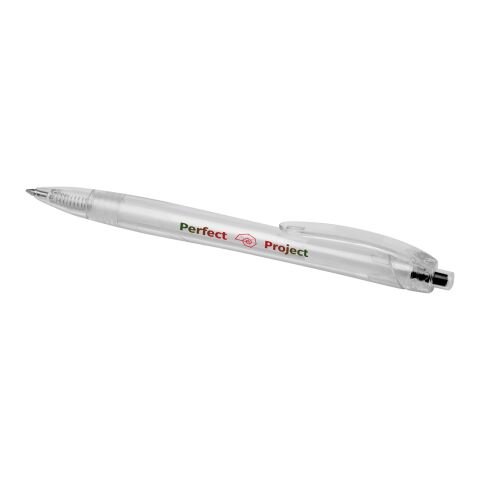 Stylo bille en PET recyclé Honua Standard | Noir-Translucide | sans marquage | non disponible | non disponible