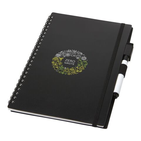 Bloc-notes réutilisable Pebbles format A5 Standard | Noir | sans marquage | non disponible | non disponible