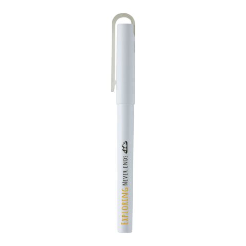 Stylo bille Mauna avec gel en PET recyclé Standard | blanc | sans marquage | non disponible | non disponible