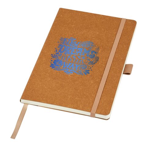 Carnet de notes Kilau en cuir recyclé Naturel | sans marquage | non disponible | non disponible