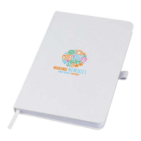Carnet à couverture rigide en papier Crush Fabianna Standard | blanc | sans marquage | non disponible | non disponible