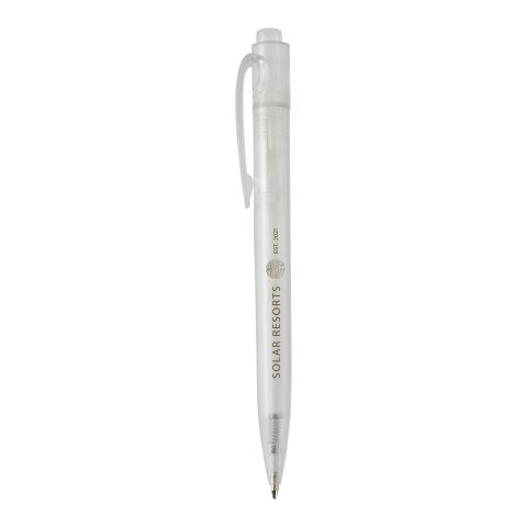 Stylo bille Thalaasa en plastique océanique Standard | Blanc | sans marquage | non disponible | non disponible