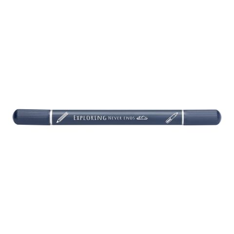 Ensemble stylo à bille et carnet de notes Skribi Standard | Marine | sans marquage | non disponible | non disponible | non disponible