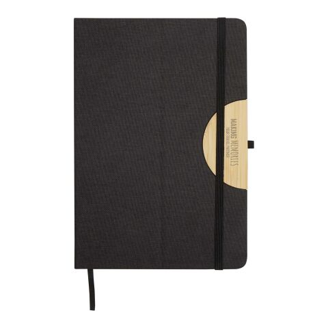 Coffret cadeau Laura avec carnet à couverture rigide A5 et stylo bille Standard | Noir | sans marquage | non disponible | non disponible | non disponible