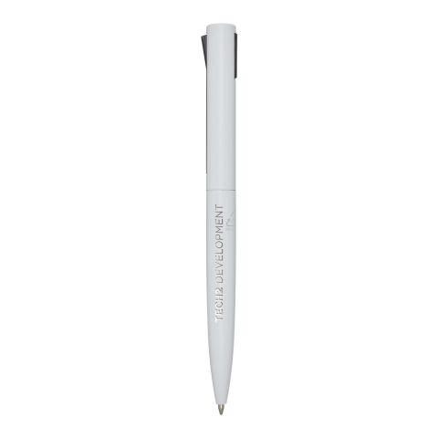 Stylo bille en aluminium recyclé Juana Standard | Blanc | sans marquage | non disponible | non disponible