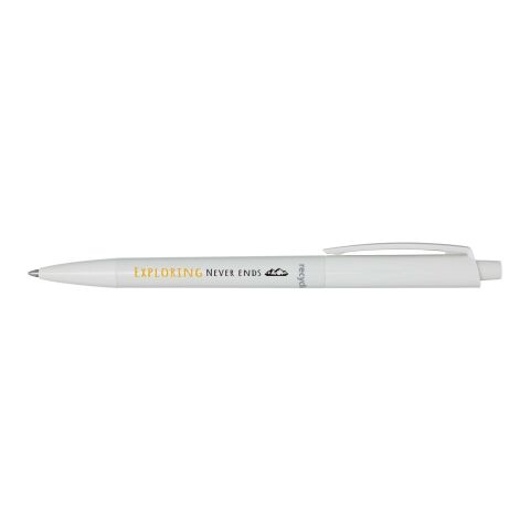 Stylo bille en plastique recyclé Martha Standard | Blanc | sans marquage | non disponible | non disponible