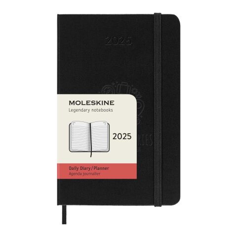 Moleskine Hardcover 12 Monate Tageskalender , Pocket-Format Standard | Noir | sans marquage | non disponible | non disponible