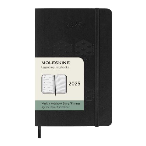 Moleskine Softcover 12 Monate Wochenkalender, Pocket-Format Standard | noir | sans marquage | non disponible | non disponible