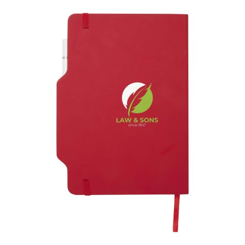 Carnet à couverture rigide Nexus A5 avec stylo et crayon (encre noire) Standard | Rouge | sans marquage | non disponible | non disponible