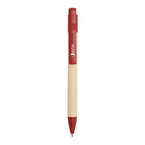 Stylo bille Liliana en papier de canne à sucre (encre bleue) Standard | Brick | sans marquage | non disponible | non disponible