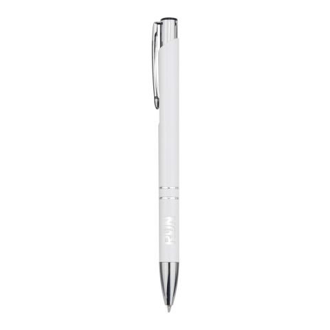 Stylo bille en aluminium recyclé Moneta (encre bleue)