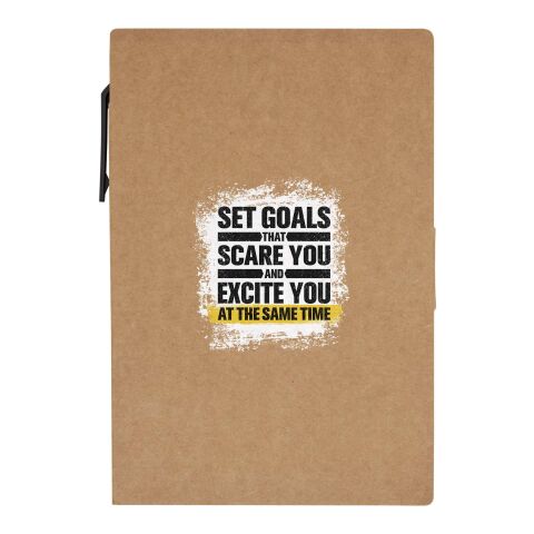 Livret à notes autocollantes Swift avec stylo bille (encre noire) Standard | Naturel | sans marquage | non disponible | non disponible
