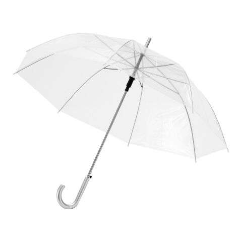 Parapluie automatique transparent 23&quot; Standard | blanc | sans marquage | non disponible | non disponible