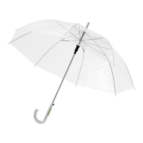 Parapluie automatique transparent 23&quot; Standard | Blanc | sans marquage | non disponible | non disponible