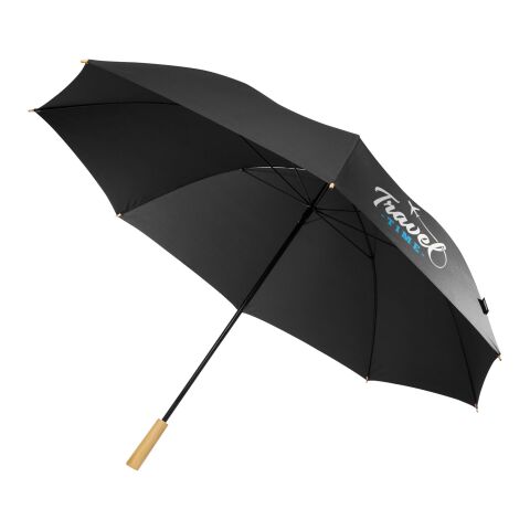 Parapluie de golf 30&quot; windproof en PET recyclé Romee Standard | Noir | sans marquage | non disponible | non disponible | non disponible