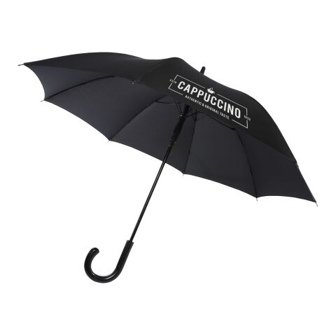 Parapluie Fontana de 23&quot; à ouverture automatique avec aspect carbone et poignée courbe Standard | Noir bronze | sans marquage | non disponible | non disponible