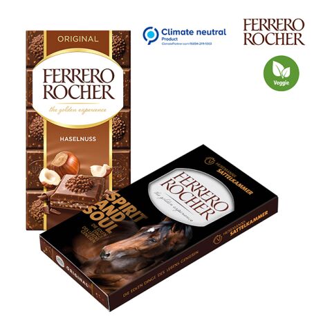 Tablettes de chocolat Ferrero Rocher sans marquage