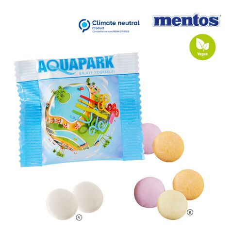 mentos Duo blanc | Impression 1 couleur | Mentos Classic Fruit Mix