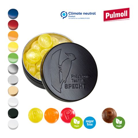 Boîte XS avec couvercle estampé avec pastilles Pulmoll – Edition Spécial