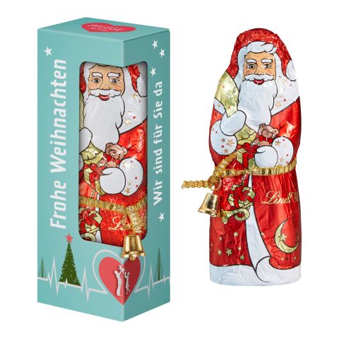 Père Noël de Lindt &amp; Sprüngli dans une boîte cadeau blanc | Impression