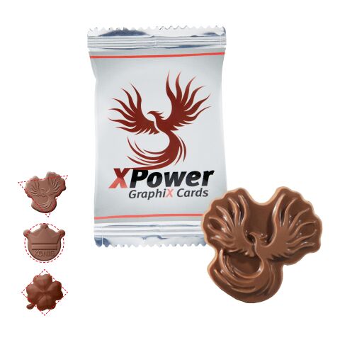 Logo en chocolat personnalisé sans marquage