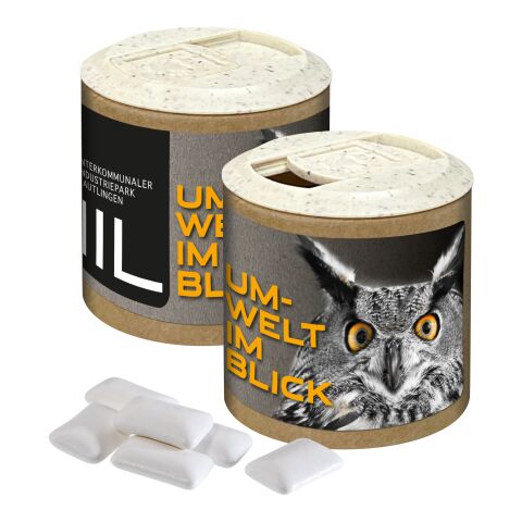 Boîte cartonnée publicitaire avec chewing gum, 84g sans marquage