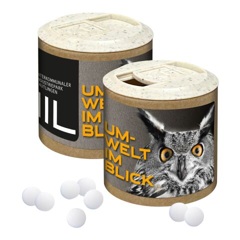 Boîte cartonnée publicitaire avec pastilles à la menthe, 72g Numérique