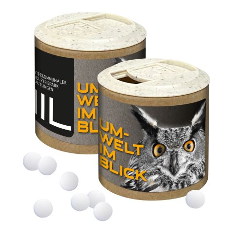 Boîte cartonnée publicitaire avec pastilles à la menthe Stévia*, 72g Numérique