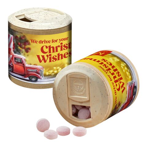 Boîte cartonnée publicitaire avec bonbons au vin chaud XS Kalfany, 60g Numérique