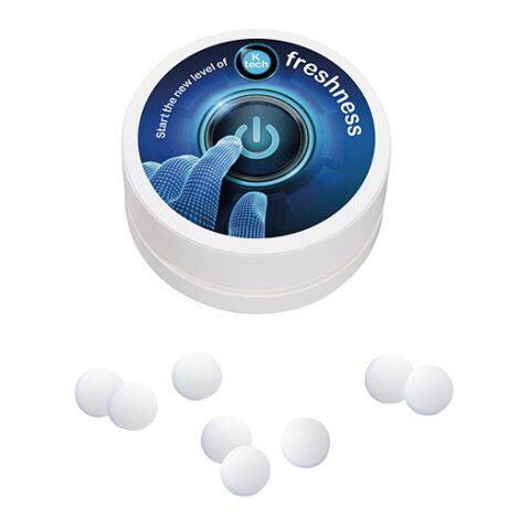 Boîte en papier XS avec pastilles à la menthe, 10g sans marquage