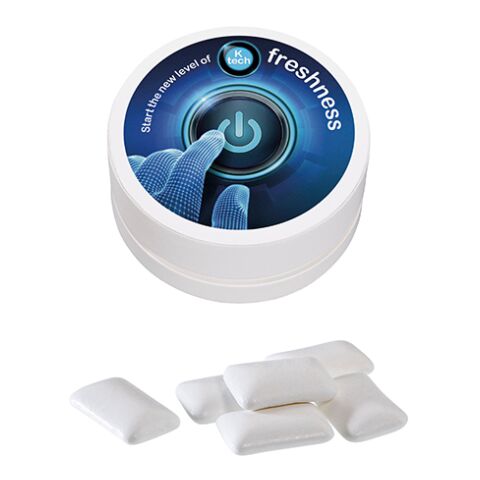 Boîte en papier XS avec chewing gum, 15g