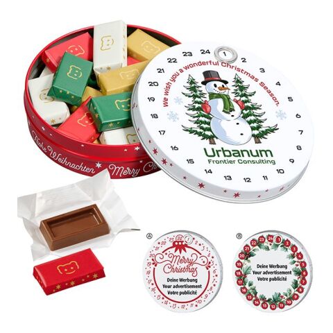 Calendrier de l'Avent à boîtes magnétiques avec mini chocolats Choco Company Naps