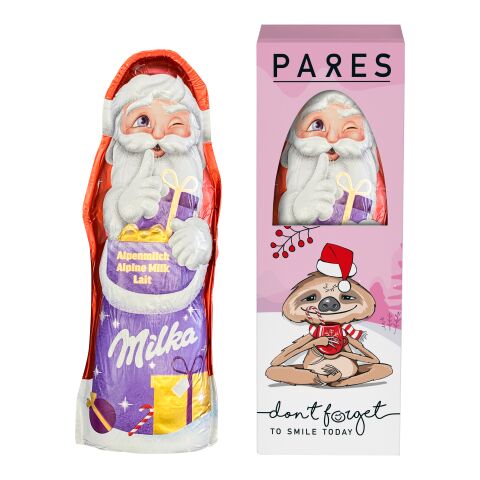 Père Noël de Milka blanc | Numérique ou Offset