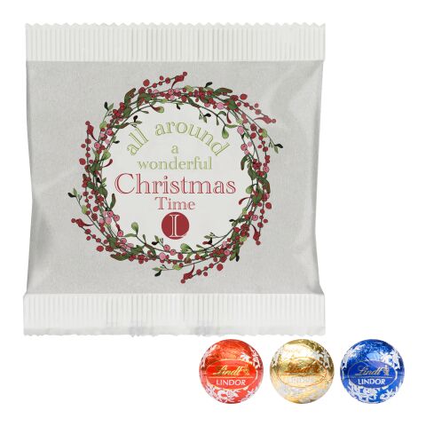 3 Lindor de Lindt, sachet PAPIER Numérique ou Flexographie