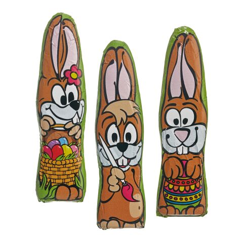 Lapin de Pâques en chocolat MINI «motifs standards» Standartmotiv
