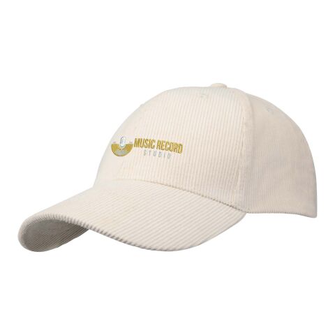 Casquette 6 panneaux Hutton en velours côtelé recyclé Sandstone | sans marquage | non disponible | non disponible
