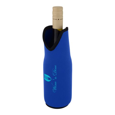 Manchon Noun en néoprène recyclé pour bouteille de vin Standard | Bleu royal | sans marquage | non disponible | non disponible