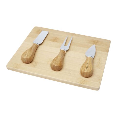 Plateau à fromage et ustensiles Ement en bambou Standard | Naturel | sans marquage | non disponible | non disponible