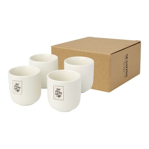 Tasse à espresso Male de 90 ml à 4 pièces Standard | Blanc | sans marquage | non disponible | non disponible