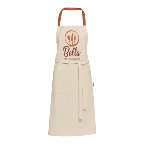 Tablier Nia en coton recyclé 200&nbsp;g/m² Standard | Brick | sans marquage | non disponible | non disponible | non disponible